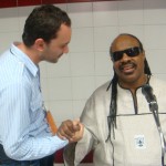 Con Stevie Wonder - 2008